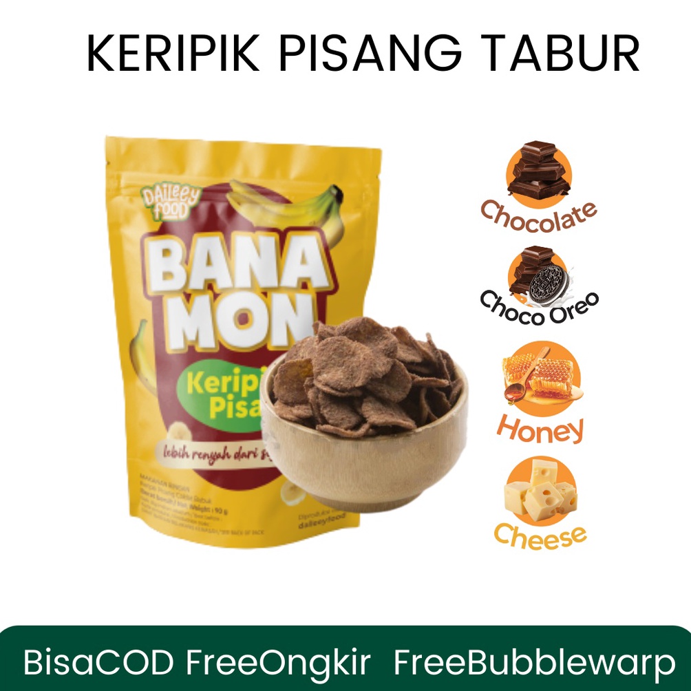 

MANTAP Fiona Keripik Kripik Pisang Tabur Banamon 9 gram Garansi Renyah BISA COD