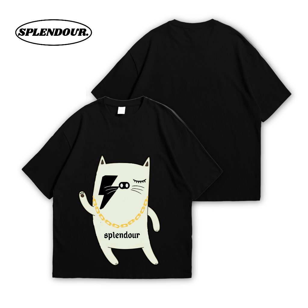 OVERSIZE T-SHIRT CAT BY SPLENDOUR