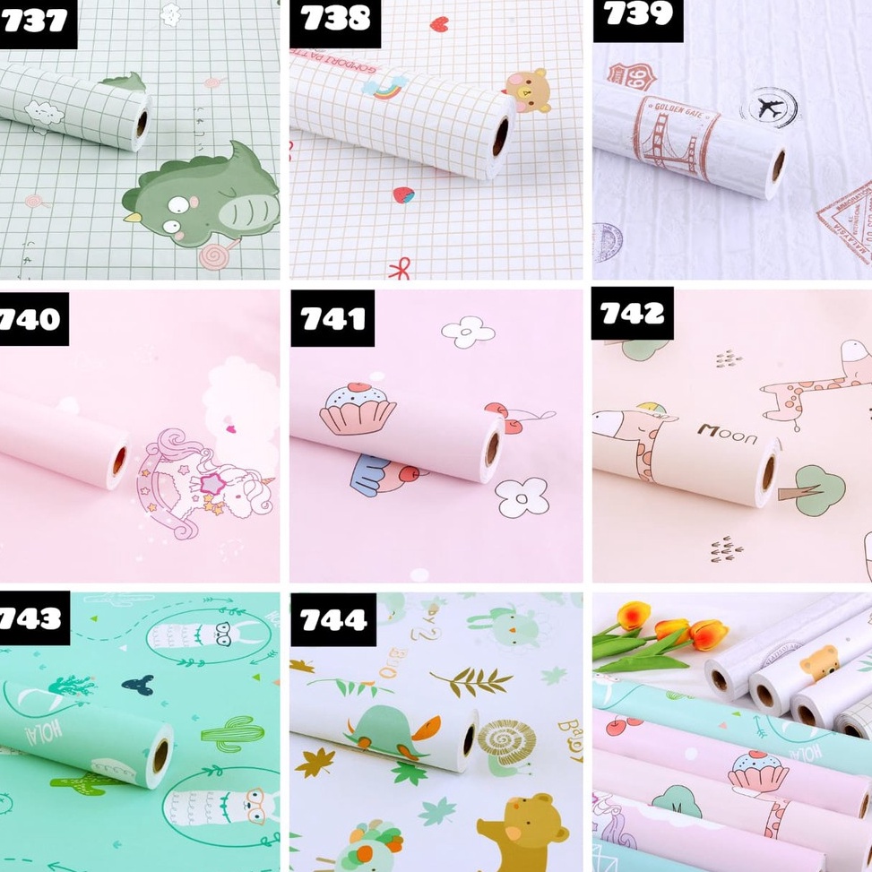 WALLPAPER WALLPEPER STICKER STIKER DINDING TEMBOK RUANG KAMAR TIDUR ANAK ANAK MY LITTLE PONY JERAPAH