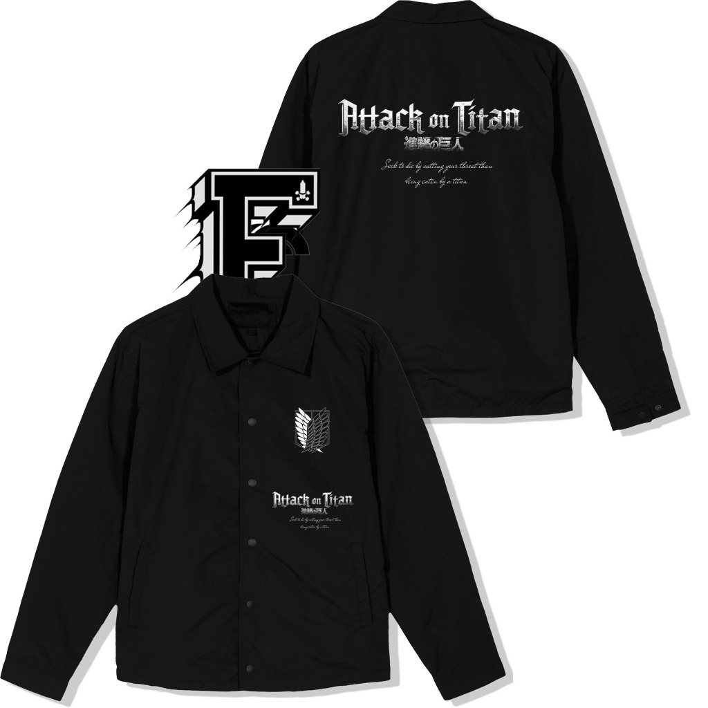 Jaket Coach Anime Attack On Titan