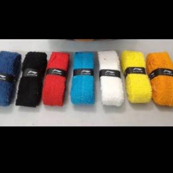 Harga Heboh GRIP RAKET BADMINTON HANDUK LINING TIPIS GC2 ASLI ORI ORIGINAL 1