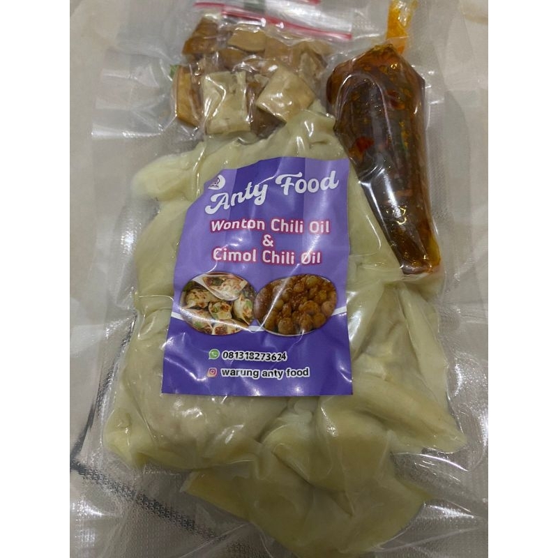 

pangsit Chili oil