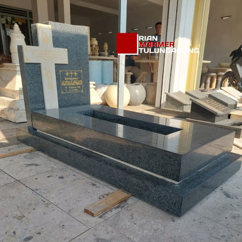 Kijingan Makam Kuburan kristen batu Granit Impala