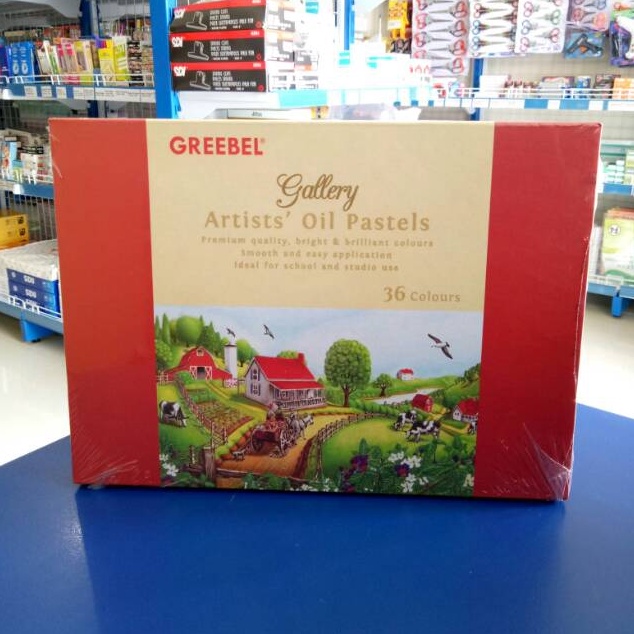

PAKET HEMAT Crayon Oil Pastels 36 warna Greebel Artist