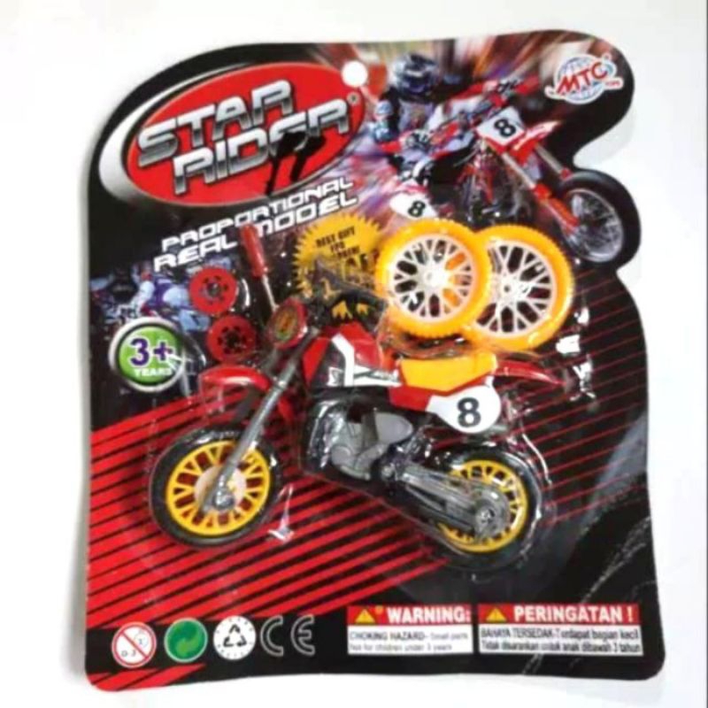 mainan sepeda motor trail/motor cross anak