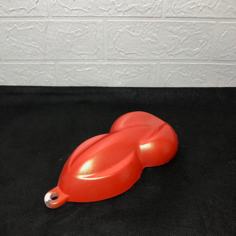 Cat PU warna Orange sunkist x golden effect