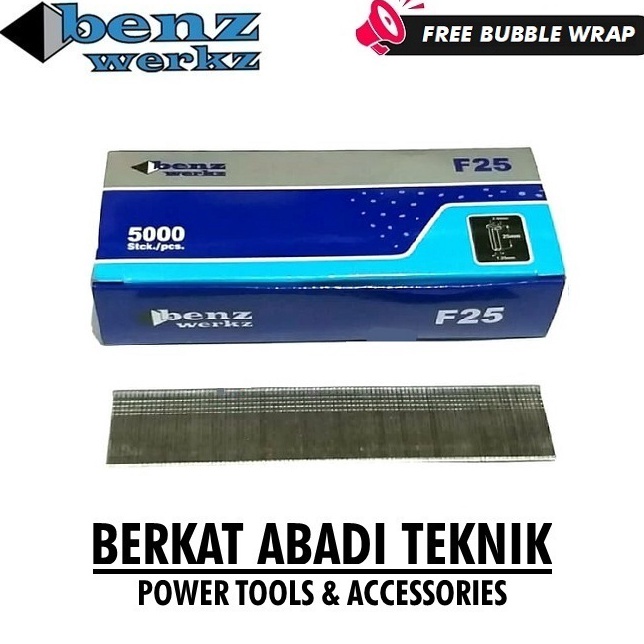 

Buruan Serbu BENZ KODENKI F25 MO Isi Staples Mesin Paku Tembak Lurus Mata Air Nailer Nail Gun Angin Stapler F 25 25MO