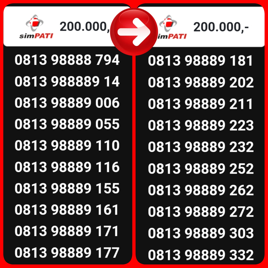 NOMOR CANTIK & REQUEST NOMOR klik cari Nomor Cantik Indonesia @40