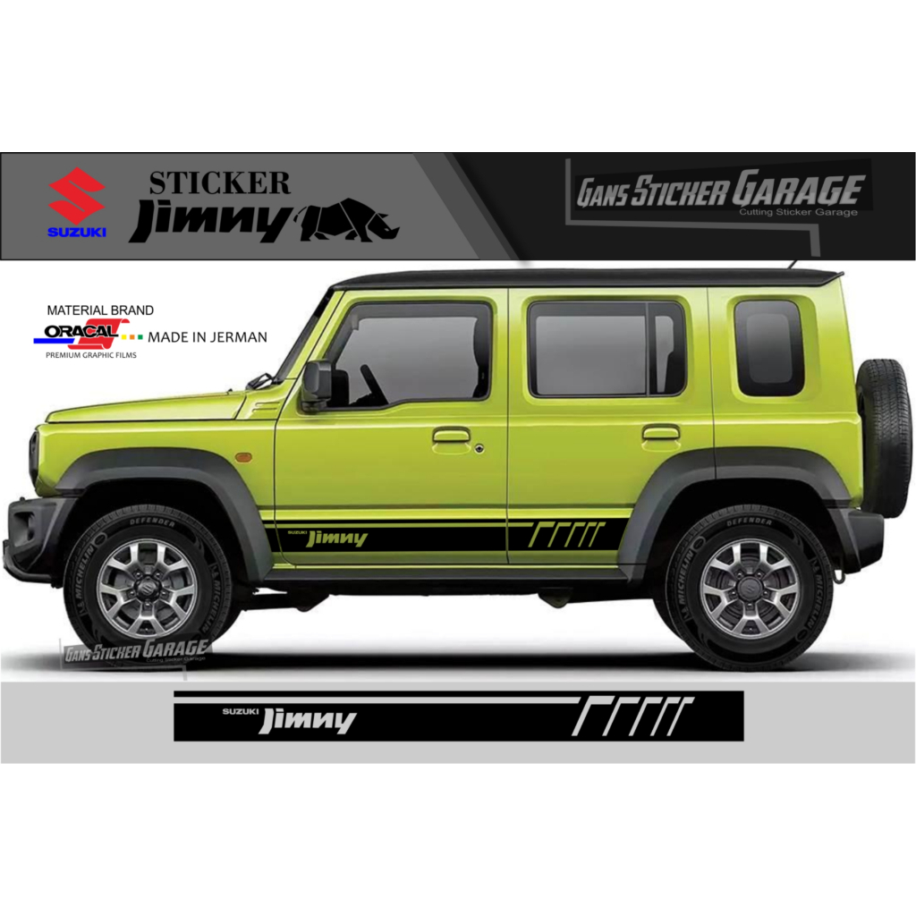 STICKER JIMNY LIMA PINTU JIMNY LONG STICKER CUTTING JIMNY 5 PINTU