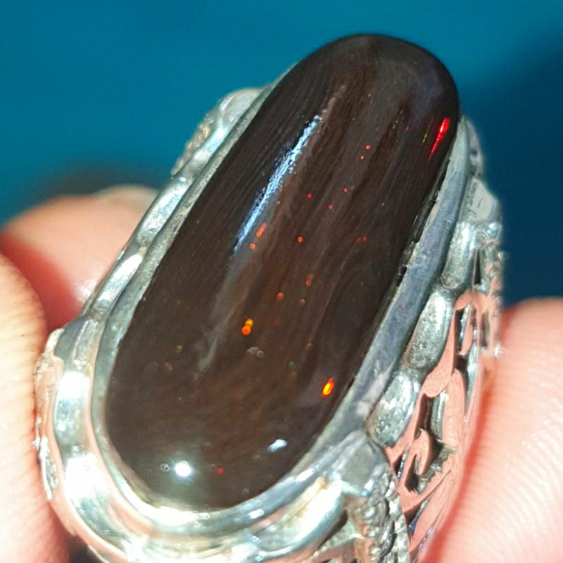 batu kalimaya black opal ruyung banten