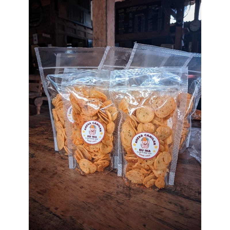 

Basreng pedas kemasan 250gr ( empuk, pedas, manis)