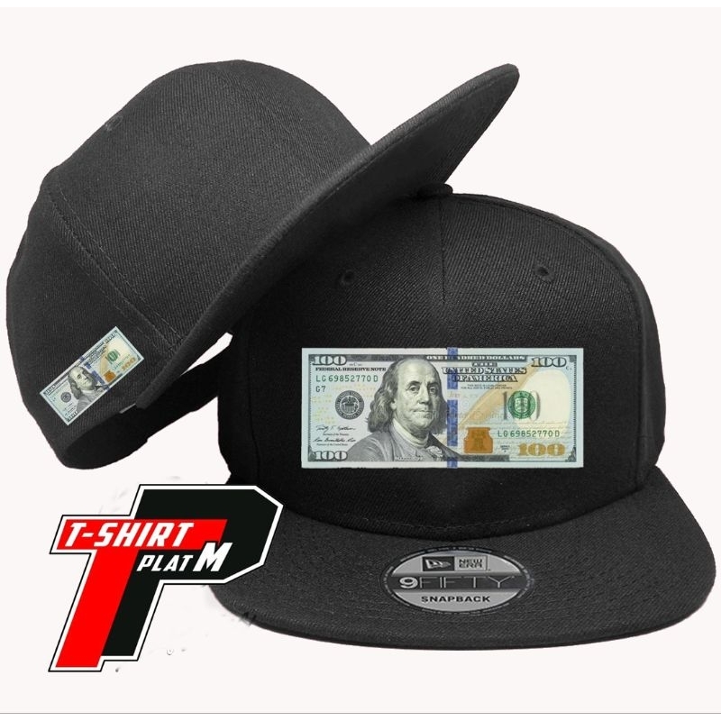 Topi Dollar 100 Logo Snapback
