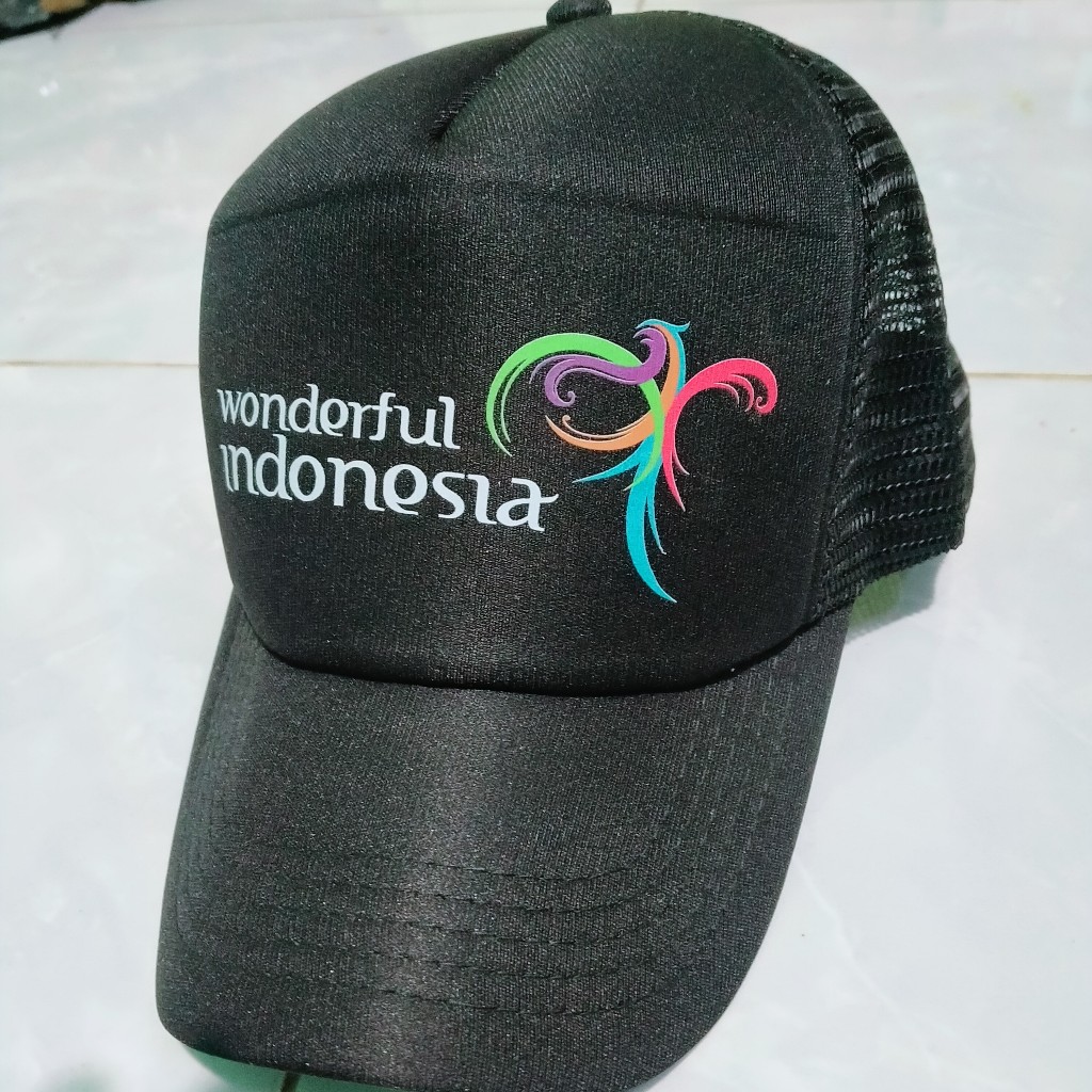 Wonderful Indonesia Topi Costum Pariwisata
