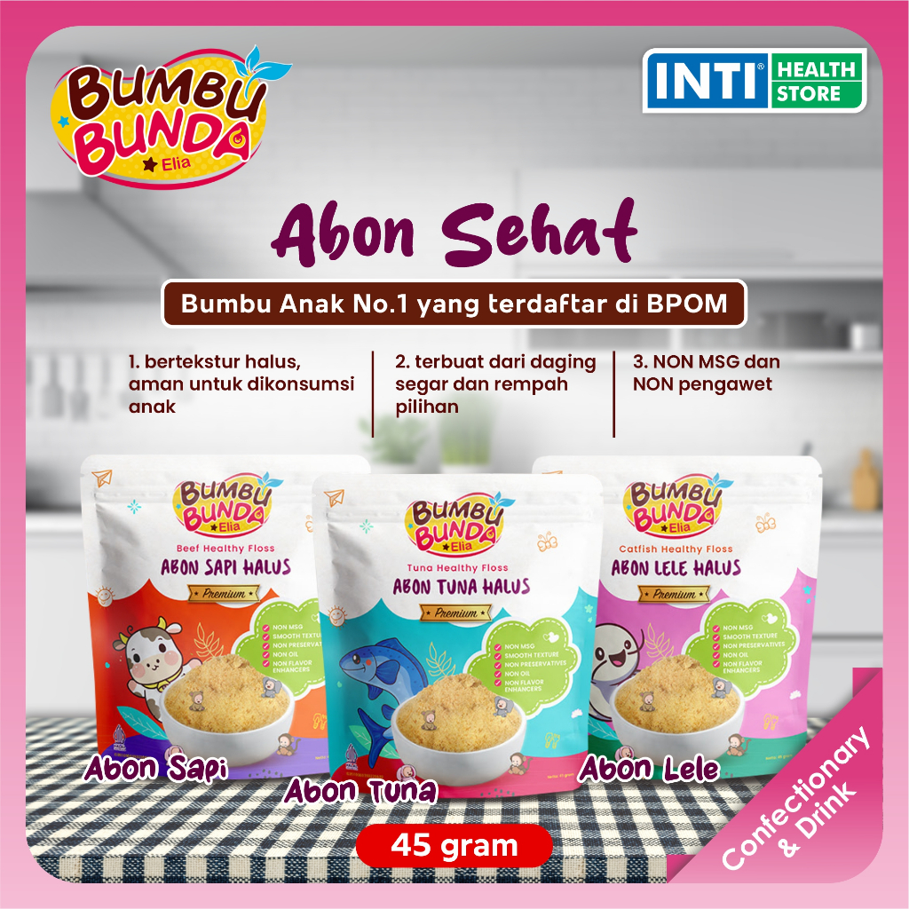 

Bumbu Bunda by Elia | Abon Salmon Non MSG Non Pengawet | Bumbu Anak