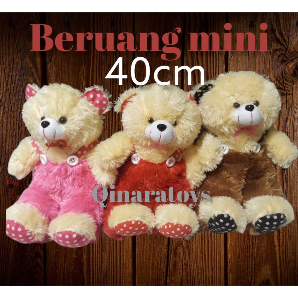 Boneka Teddy bear mini jojon 35cm boneka Teddy bear mini