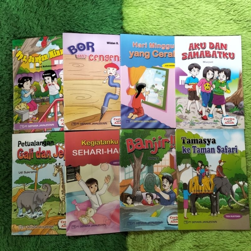 ORIGINAL BUKU CERITA DAN DONGENG ANAK PETUALANGAN GALI DAN JEPA KEGIATANKU SEHARI-HARI MINGGU YANG C