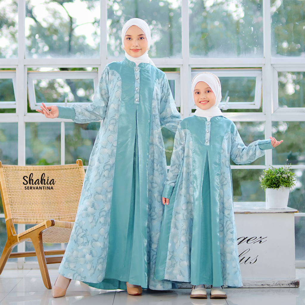 Shahia Servantina - Lavanya Dress Silk Couple Ibu dan Anak
