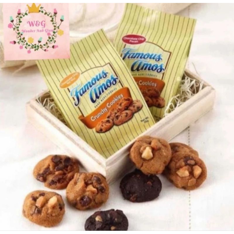 

Famous Amos Freshly Baked Cookies Bags / Famous Amos Cookies HALAL