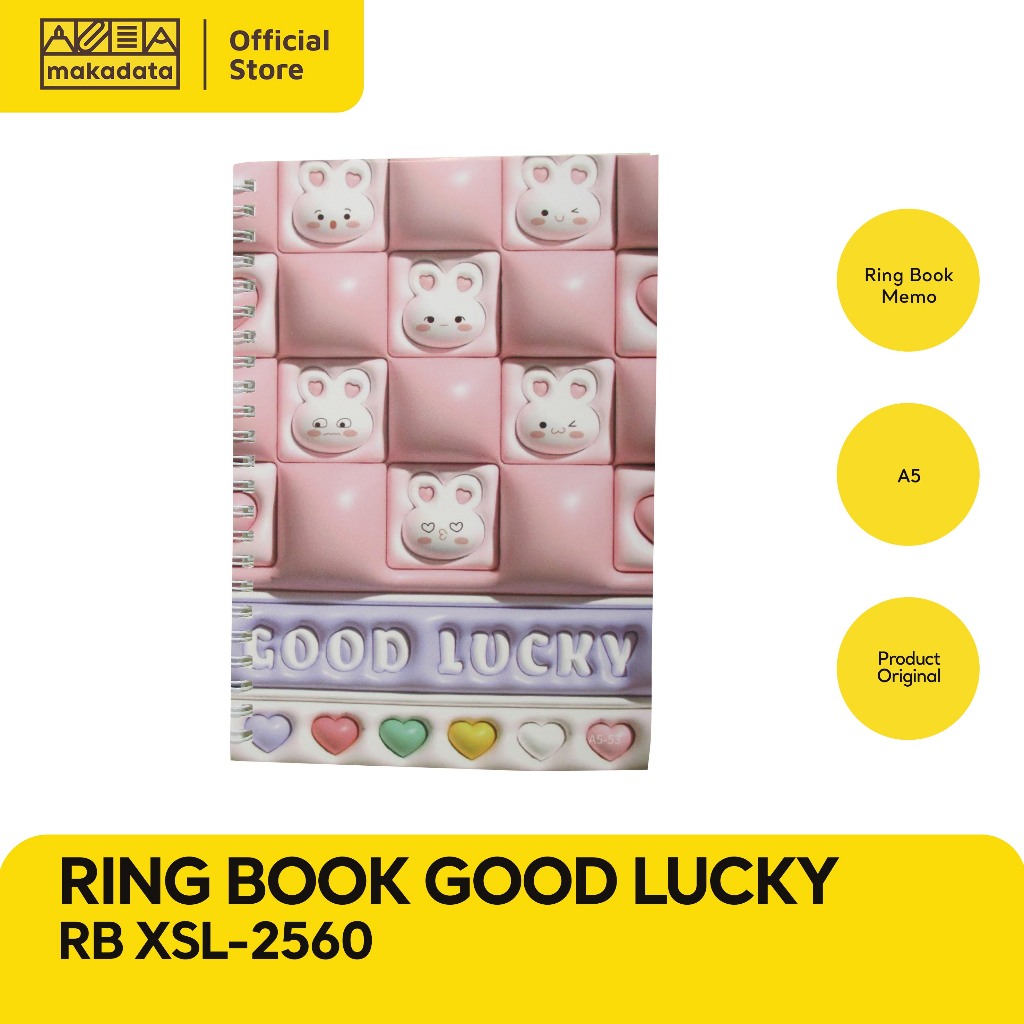 

RING BOOK A5 XSL-2560 GOOD LUCKY MURAH