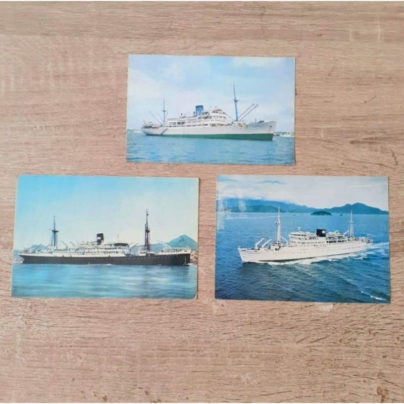 

kartu pos seri kapal layar