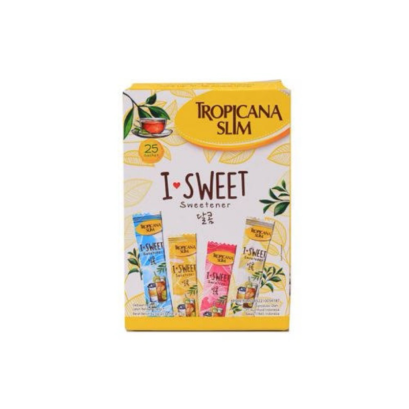 

Gula Tropicana Slim I Love Sweet 25 Sachet