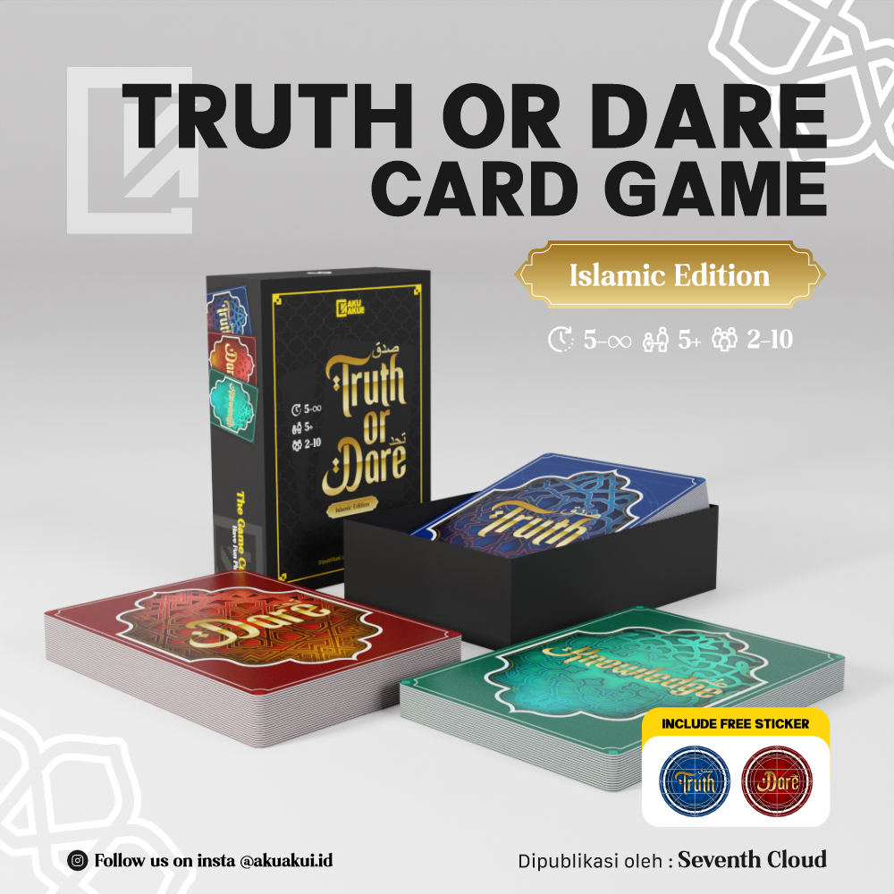 Kartu Permainan | Truth or Dare Islami | Board Game | Kartu Jujur Berani | Card Game | Permainan Isl