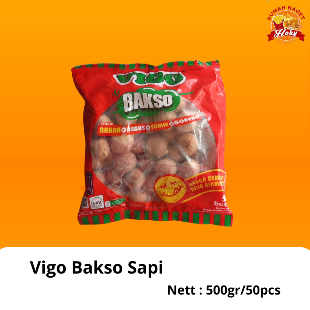 

Vigo Bakso Sapi 500gr isi 50pcs