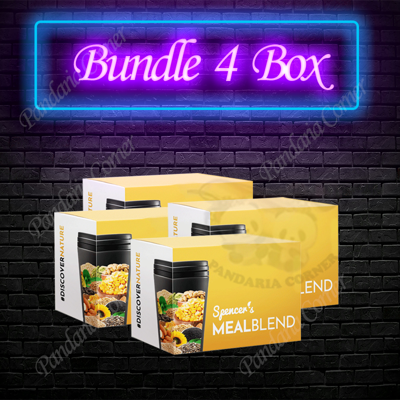 

Bundle 4 Box Spencer's MealBlend Multigrain Slimming Product dan Meal Replacement