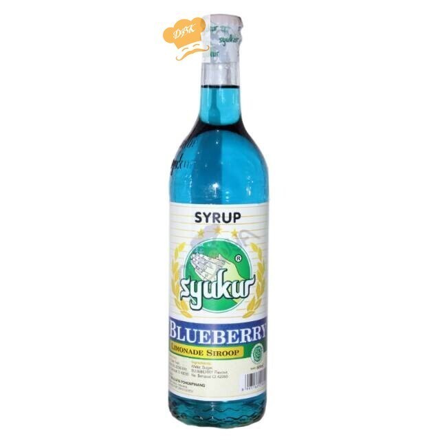 

Sirup Blueberry 520ml Syukur blue berry syrup sirop pohon pinang