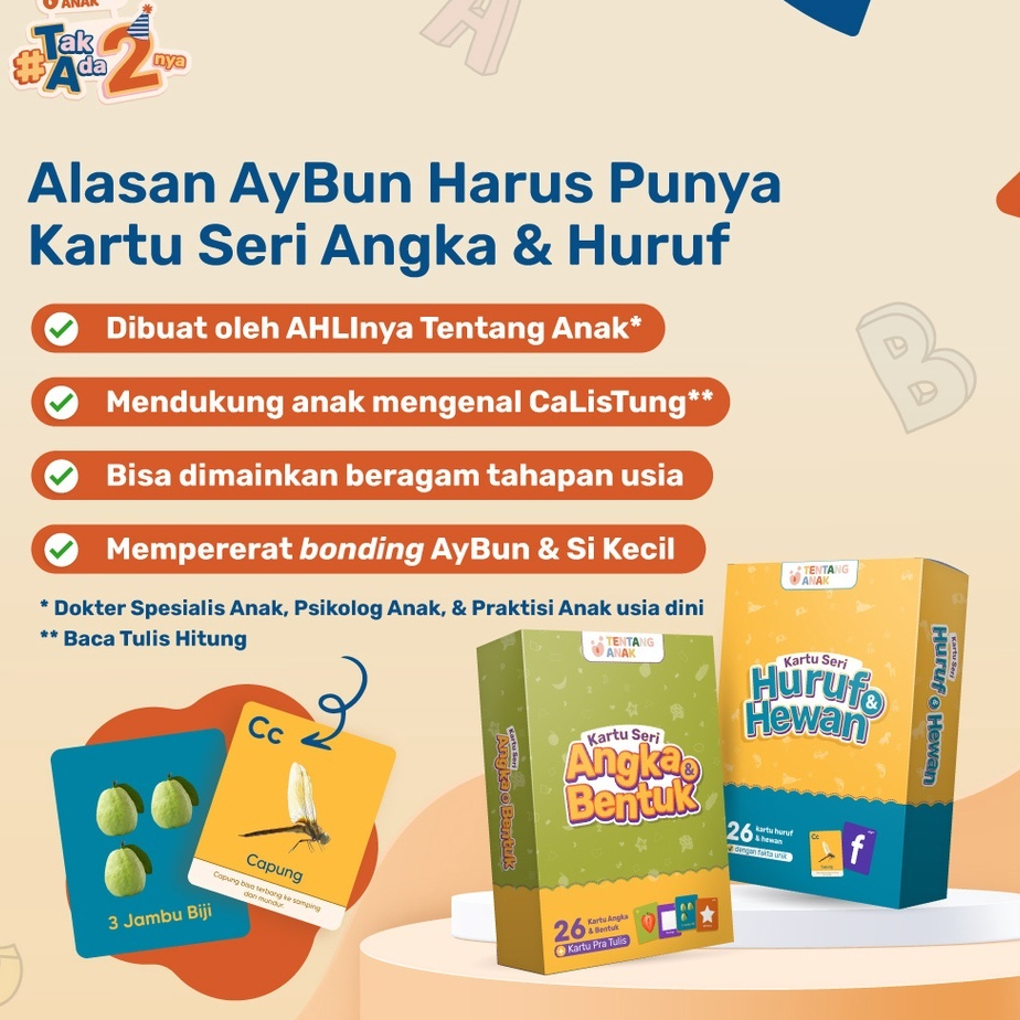 

FLASHCARD HURUF&HEWAN, ANGKA&BENTUK, APA YANG AKU RASA | BUKU EDUKASI ANAK 2-5 TAHUN