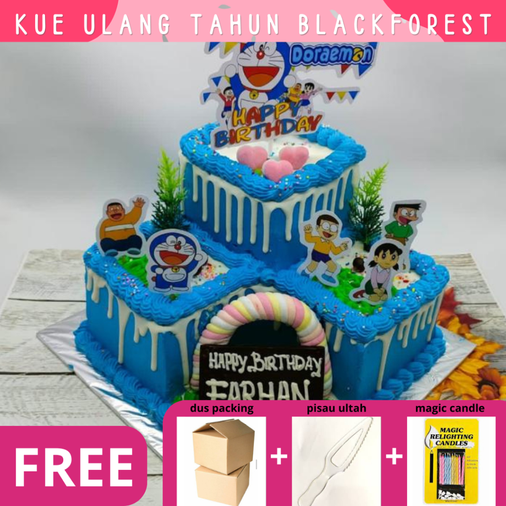 

[Request Tema]Kue Ulang Tahun / KueUltah Tema / Birthday Cake / Ulang Tahun Sudut / Kue Coklat