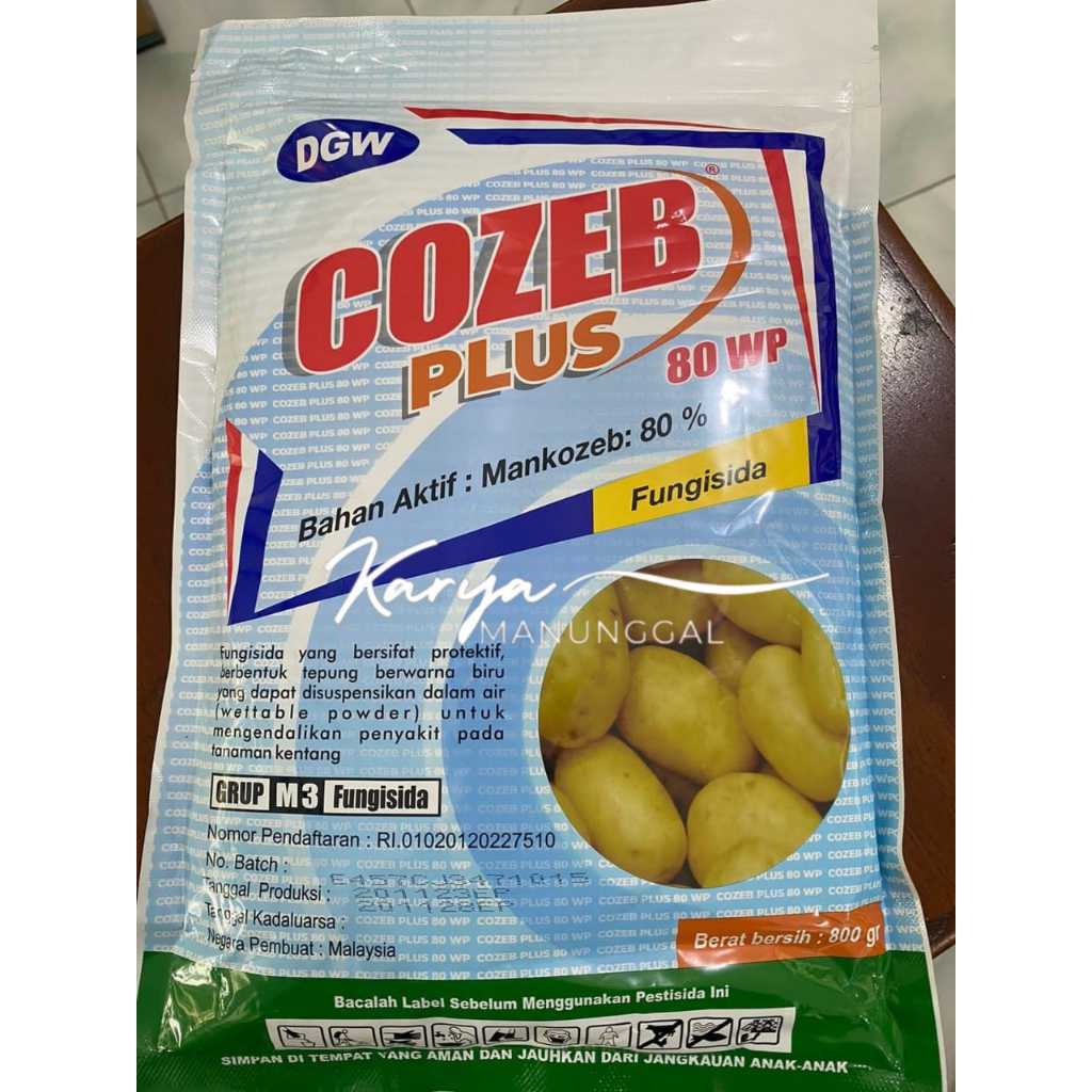 Fungisida COZEB BIRU 80WP 800gr Mancozeb 80% DGW