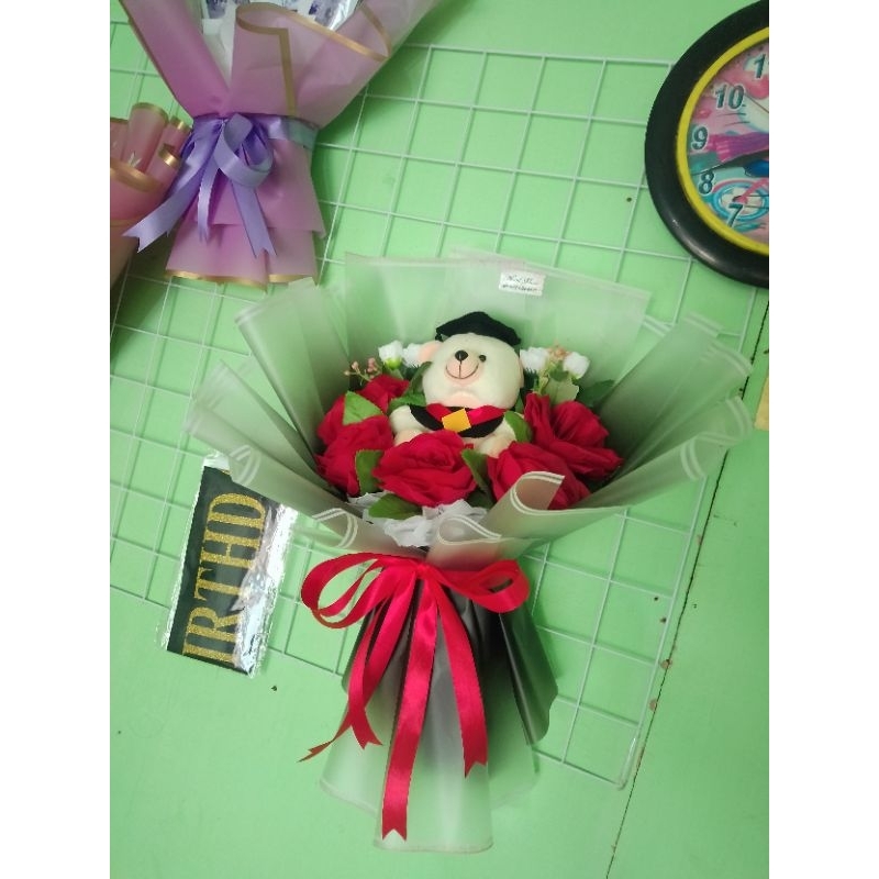 Buket wisuda buket bunga buket foto buket Snack buket boneka buket toga buket