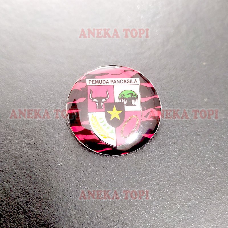 Pin Pemuda Pancasila Mode Bulat Pin Logo PP Pemuda Pancasila - Aneka Topi