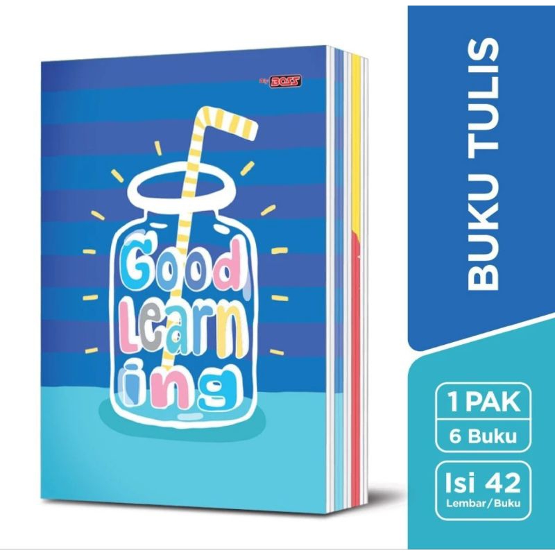 

Buku Tulis Bigboss Isi 42 Lembar. Isi 6 Pcs