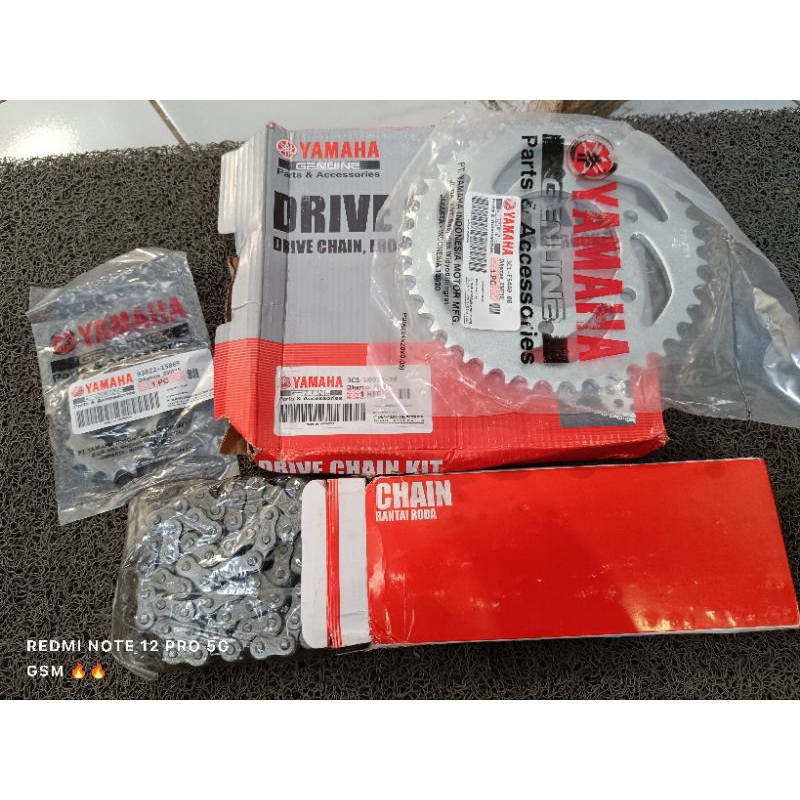 ger set vixion old 3C1 gear set gir set yamaha vixion old/lama oem