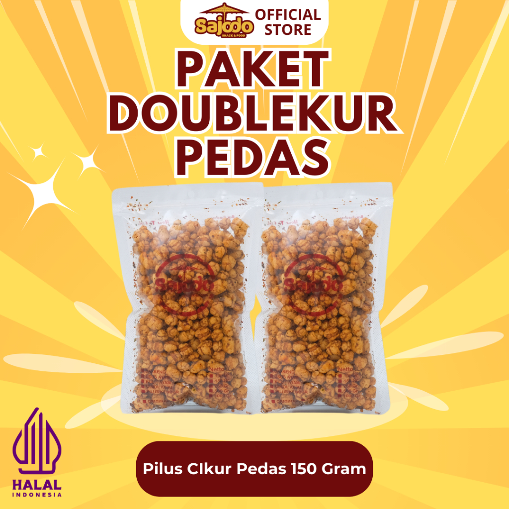 

SAJODO - PAKET DOUBLE KUR - PILUS CIKUR PEDAS 2 (150 Gram)