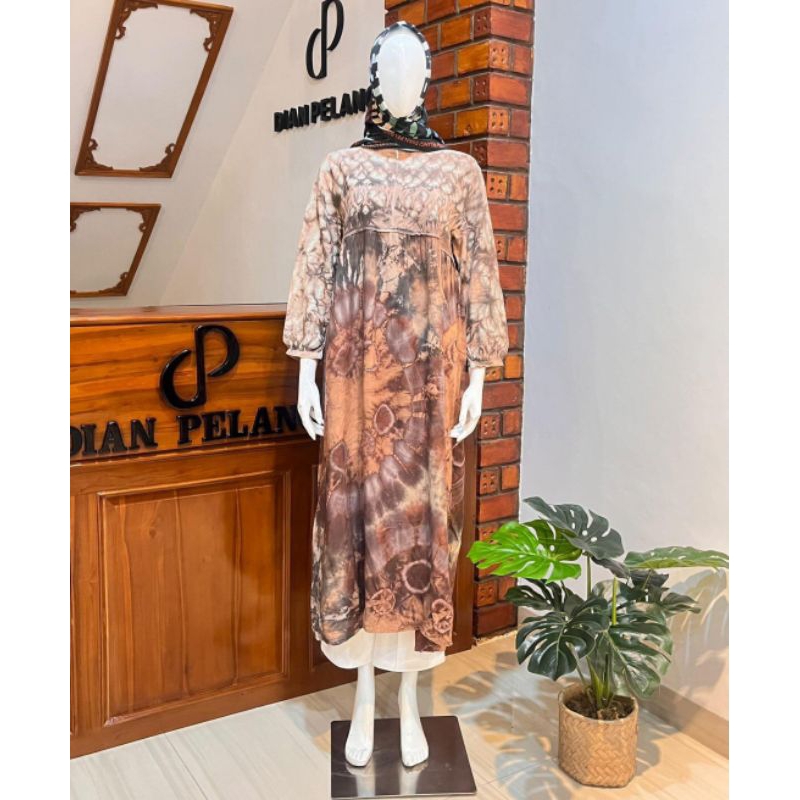 asyura Square Rayon Jumputan Dian pelangi