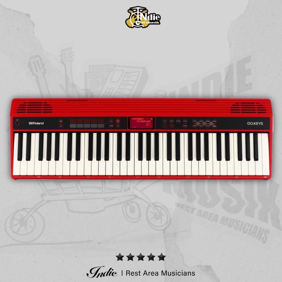 Keyboard Roland Go Keys 61 Go Keys61 Go Keys-61 Red l Gokey