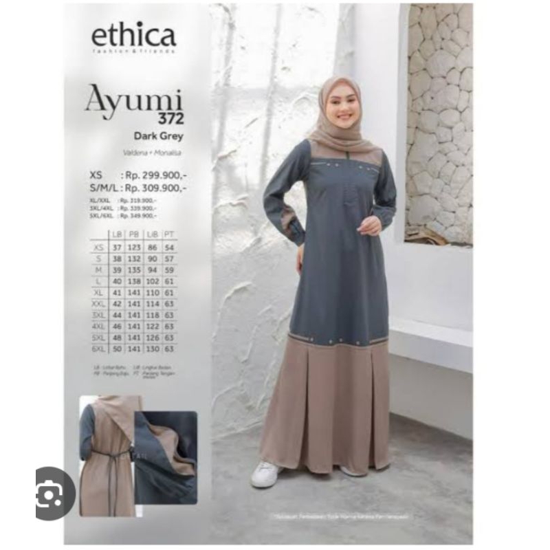 AYUMI 372 DARK GREY, By ethica