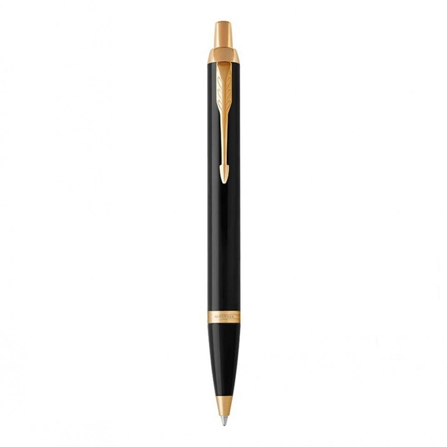 

Pulpen Parker IM NEW Black Gold Trim( Klip Emas) BP Original