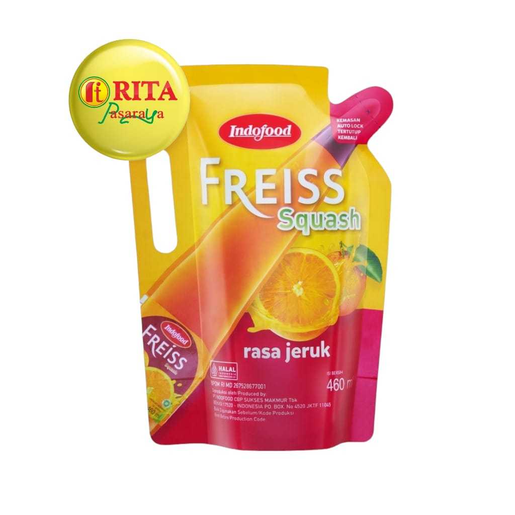 

Sirup Indofood Freiss Syrup Squash Jeruk Pouch 460ml