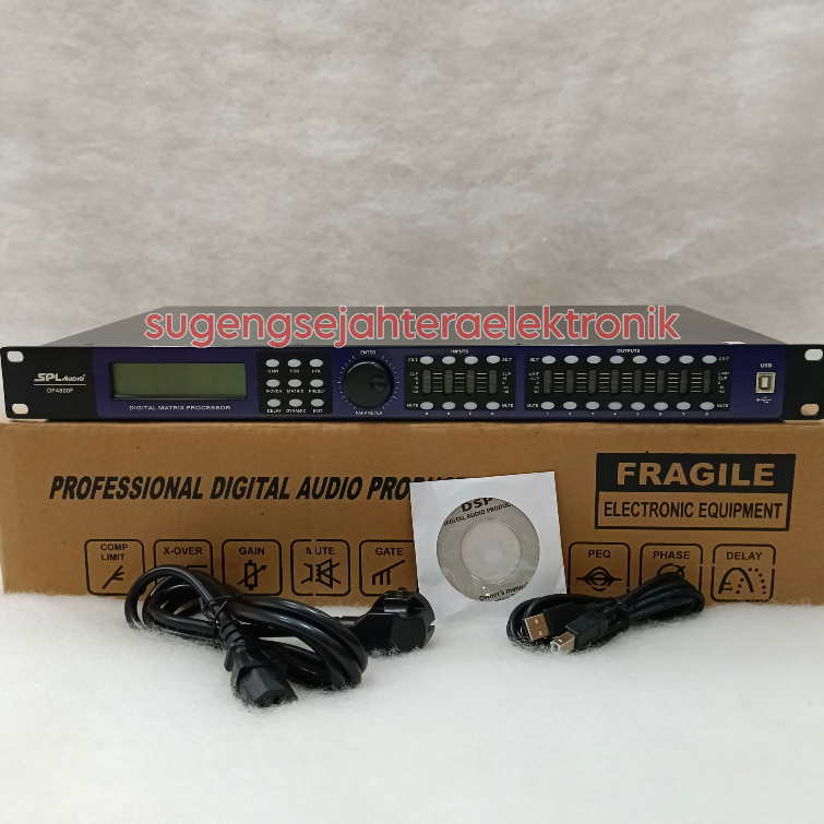 MANAGEMENT DLMS SPL AUDIO DP4800F PROCESSOR