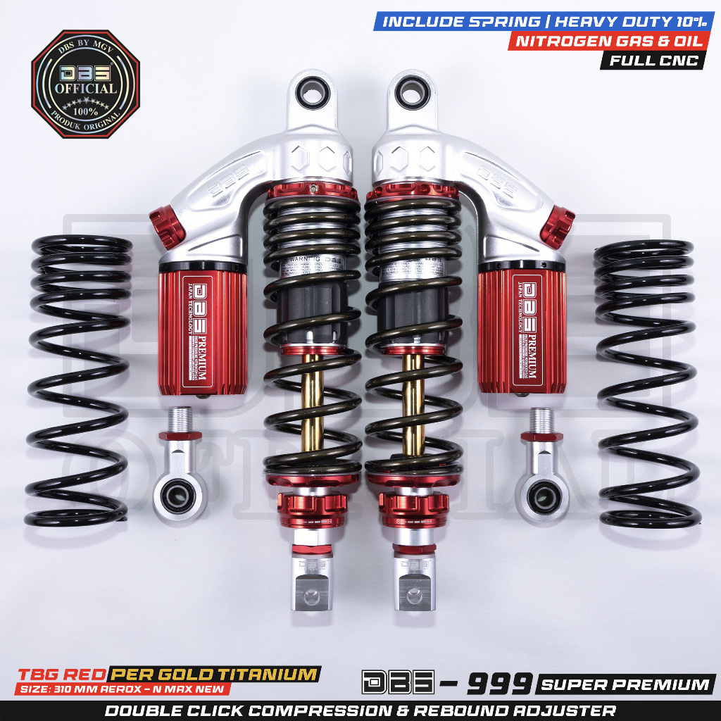 DBS 999  Series shock belakang Aerox Nmax New 310mm