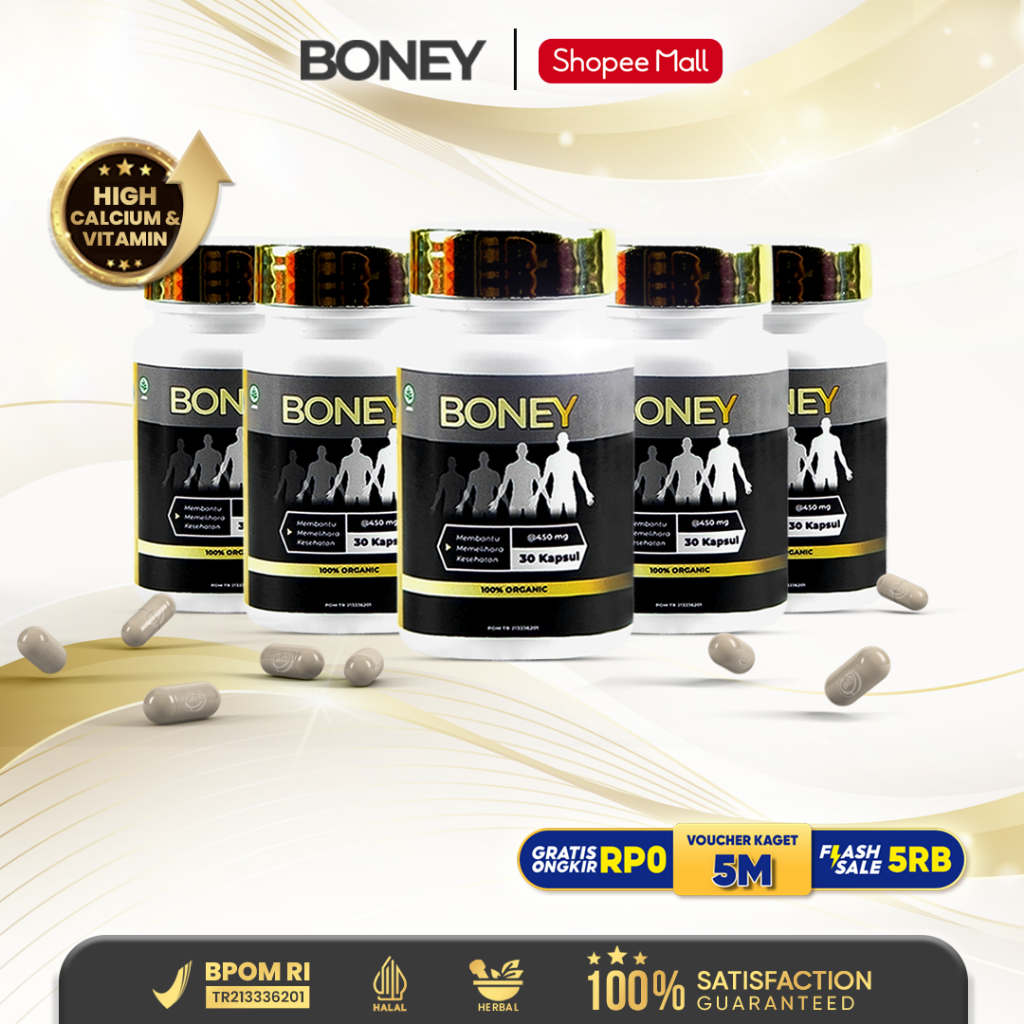 Dr O - Boney/Kapsul Peninggi Herbal (Bundling 5)