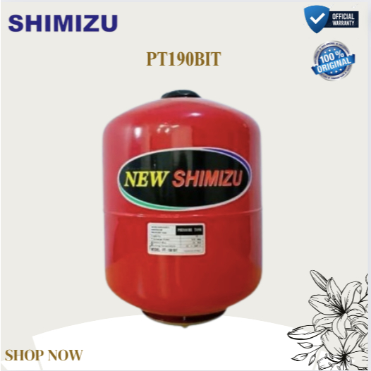 TANGKI POMPA AIR SHIMIZU PT190BIT 19L/PT-190BIT/PT 190BIT/PT 190 BIT/TANGKI POMPA ORIGINAL GARANSI