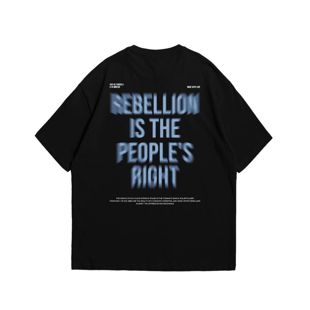 CALM TSHIRT - TS REBELLION BLACK