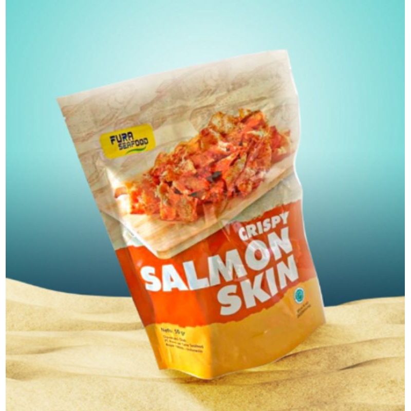 

Crispy Salmon Skin 50gr || furo seafood Extra 30%