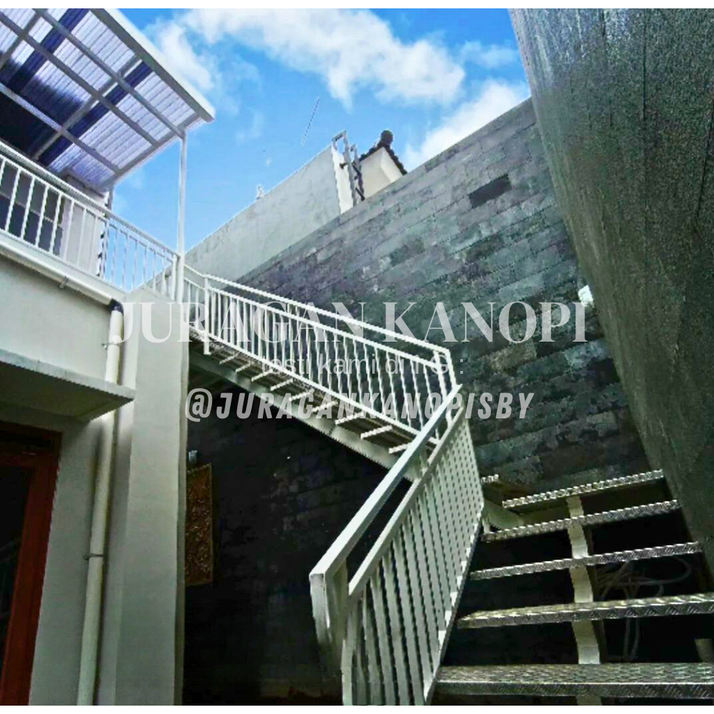 Railing balkon tangga stainless