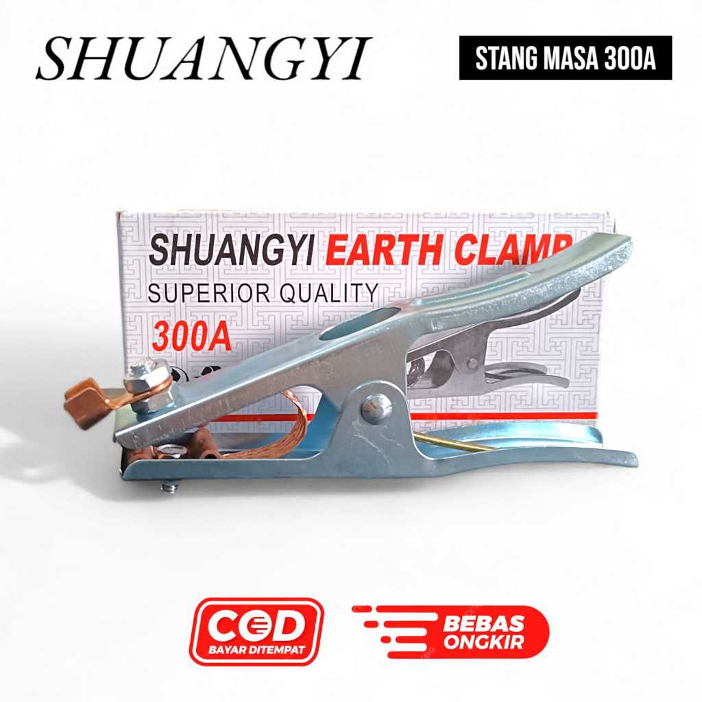TANG JEPITAN SHUANGYI TANG LAS / STANG LAS / TANG MASA / STANG MASA JEPIT TEMBAGA 300A